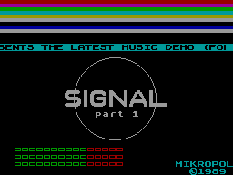 Screen from Signal Part 1