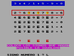 Screen from Signos
