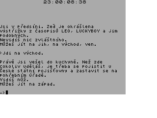 Screen from Silvestrovska Pecka