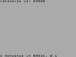 Screen from Sinclair 128K to 8056 Serial Printer
