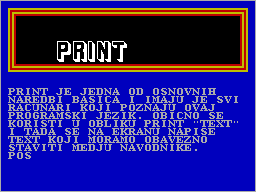 Screen from Sinclair Basic Teacher