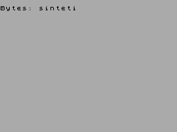 Screen from Sintetizador de Efectos Sonoros Acusticos