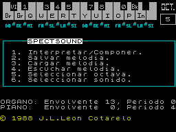 Screen from Sintetizador Musical