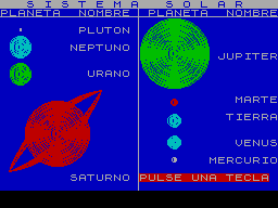 Screen from Sistema Solar