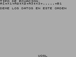 Screen from Sistemas de Ecuaciones