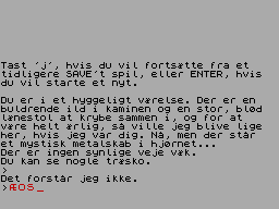 Screen from Skabet