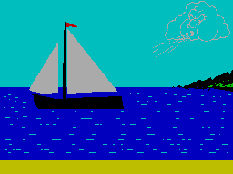 Screen from Skye Boat Song