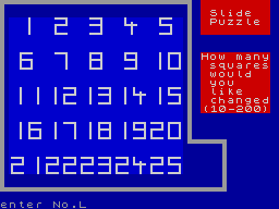 Screen from Slide Puzzle