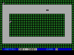 Screen from Small Black Car