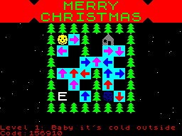 Screen from Smiler's Christmas Sack