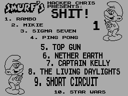 Screen from Smurf's Shit 1