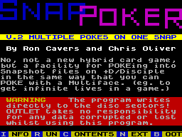 Screen from Snap Poker version 2
