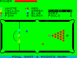Screen from Snooker
