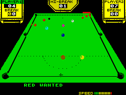 Screen from 3D Snooker