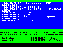 Screen from So Strong
