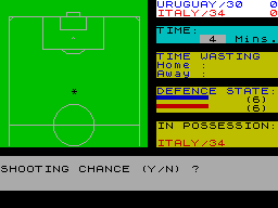 Screen from Soccer Rematch - Italia 90