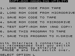 Screen from Soft-ROM