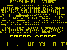 Screen from The Software Crimes of Bill Gilbert