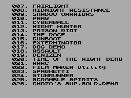 Screen from The Software Filer