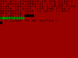Screen from Soho Sex Quest 2: Herpes or Bust