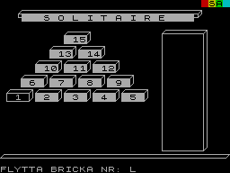 Screen from Solitaire