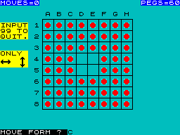 Screen from Solitaire [1]