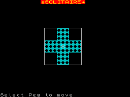 Screen from Solitaire [2]