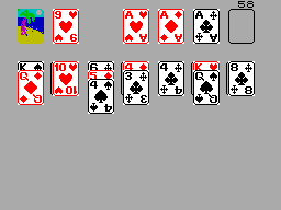 Screen from Solitaire