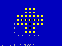 Screen from Solitaire