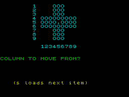 Screen from Solitaire