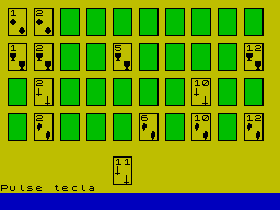 Screen from Solitario [2]