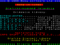 Screen from Song in Lines 1