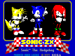 Screen from Sonic Slideshow