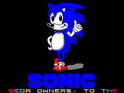 Screen from Sonic the Hedgehog