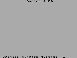 Screen from Sonido Alfa