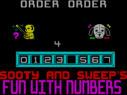 Screen from Sooty's Fun with Numbers