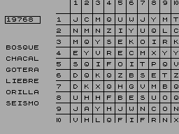 Screen from Sopa de Letras [1]