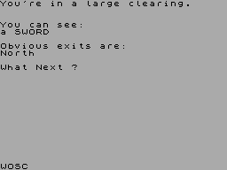 Screen from Sorcerer's Mountain
