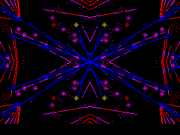 Screen from Sound to Light Generator