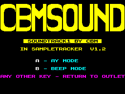 Screen from Soundtrack 1