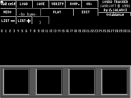Screen from Soundtracker
