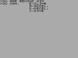 Screen from Space Dogfight
