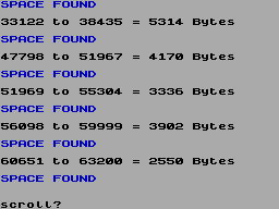Screen from Space Finder