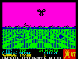 Screen from Space Harrier