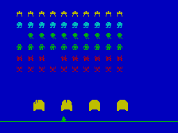 Screen from Space Invaders
