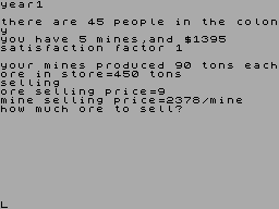 Screen from Space Mines