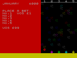 Screen from Space Race