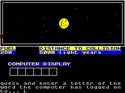 Screen from Spaceman Sam
