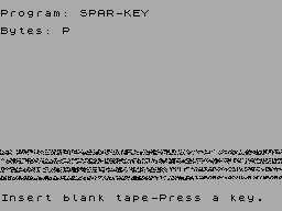 Screen from Spar-Key