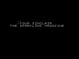 Screen from Sparkle!